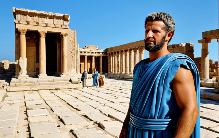 **

"Septimius Severus, Roman Emperor, in full regalia, standing in front of the reconstructed Leptis Magna, fully clothed, appropriate attire, safe for work, perfect anatomy, correct proportions, natural pose, Roman architecture in background, family-friendly, professional."

**